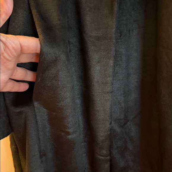 DKNY Black Shawl Collar Faux Open Coat Size: S - Picture 6 of 8